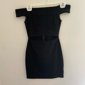 Urban outfitters formal black dress